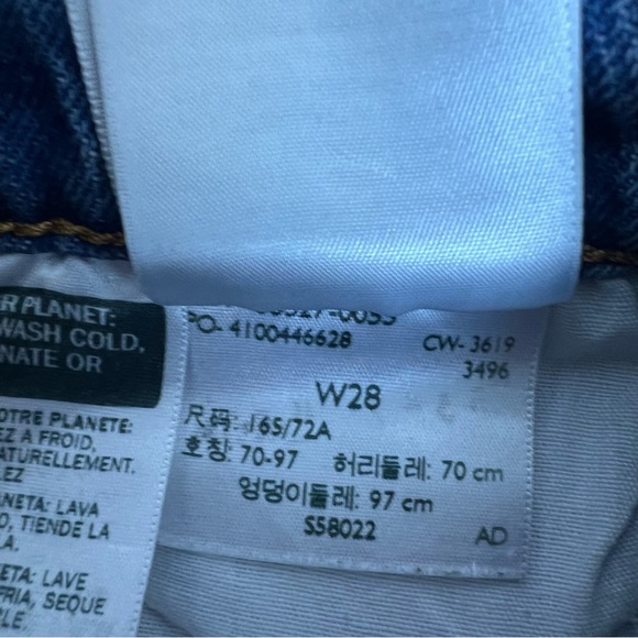 Levi’s 501 Cutoff High Rise Denim Jean Shorts Size 28 - Picture 5 of 5